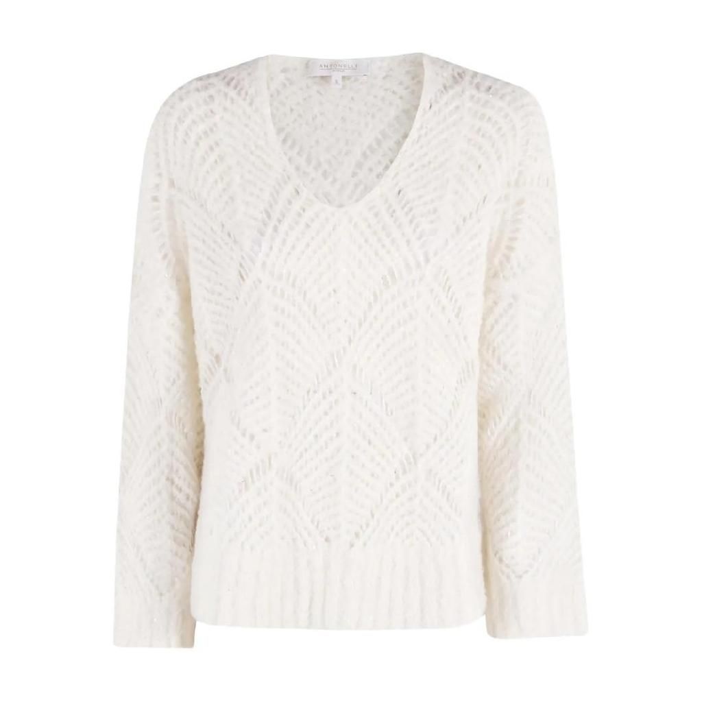 안토넬리 안토넬리 오픈 니트 스웨터 41690P40957097 TP444388969