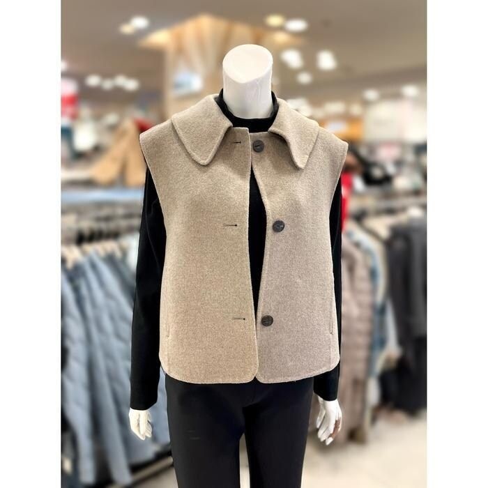 고세 44304135-소 이브존01카라넥핸드메이드울혼방베스트TI4VA01GY