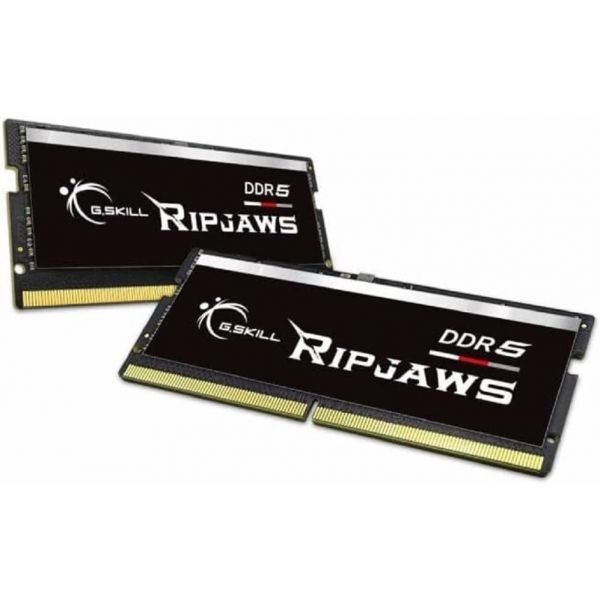 G.SKILL Ripjaws DDR5 SO-DIMM 시리즈 RAM 32GB(2x16GB) 5600MT/s CL40-40-40-89 1.10V 버퍼링되지 않은 비ECC 노트북/랩탑