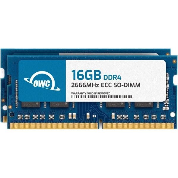 OWC OWC 메모리 32GB(2X16GB) DDR4 RAM Synology DiskStation DS1522+ 2666MHz PC4-21300 CL19 ECC SODIMM 2Rx8 1.