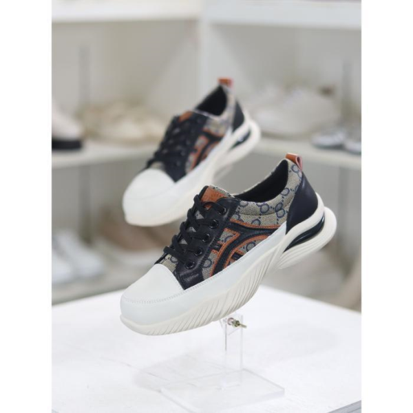 와폰 [패션플러스][와폰]와폰 세이브존03 소가죽 밴딩 레이스업 3.5cm 컴포트 슬립온 (BY)AGA23S10763BB2 (14232788)