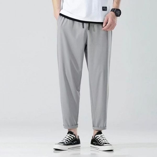 [모로엠] 남성 기본 무지 허리 밴딩 바지 DMS-PTA-Q41390...