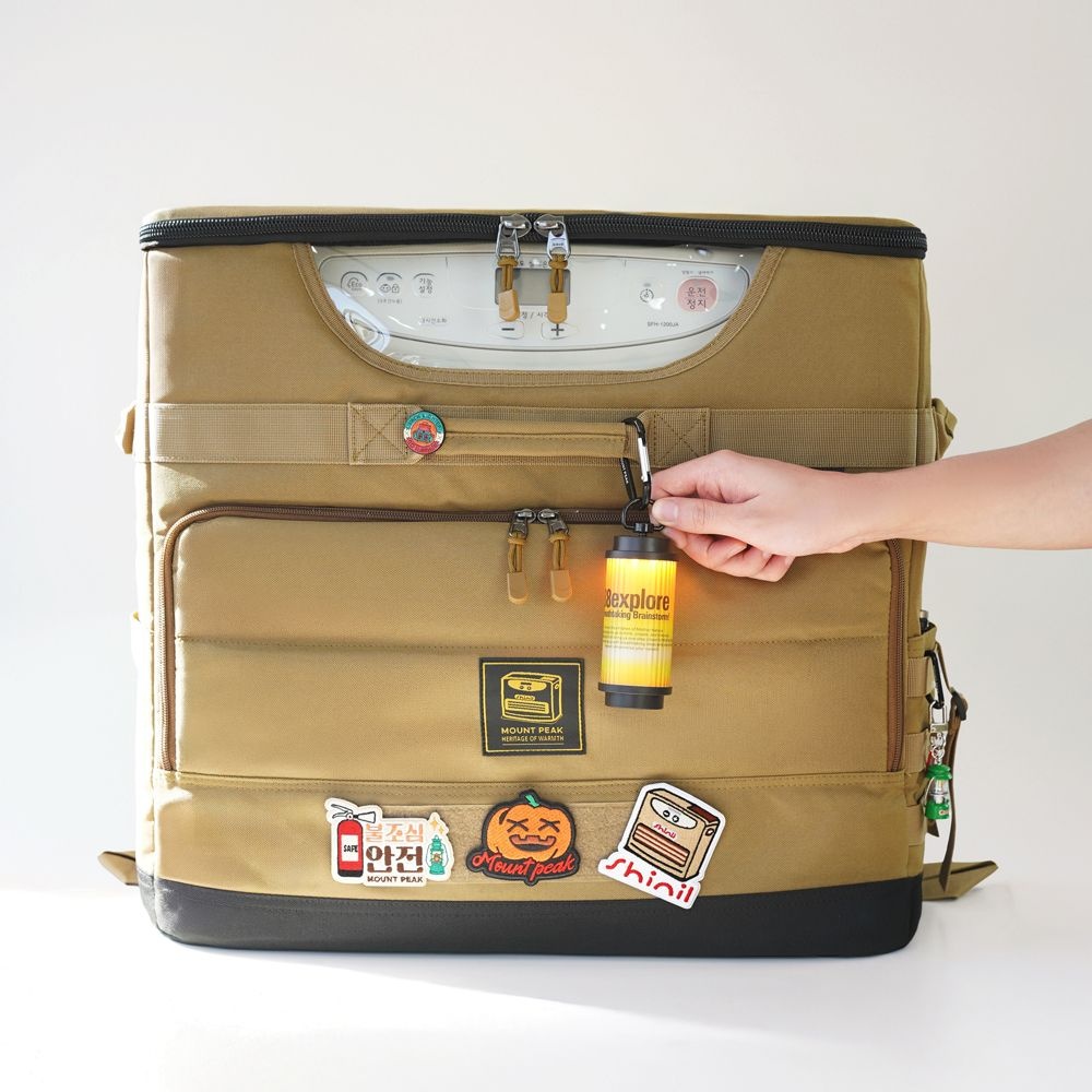 봄앤트리 마운트피크 호환 보관 케이스 캠핑 신일 팬히터 1200 가방 탄색