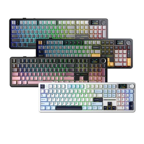 Aula 독거미 F108 pro 기계식 키보드 풀배열 핫스왑 황축 회목축 글로벌용