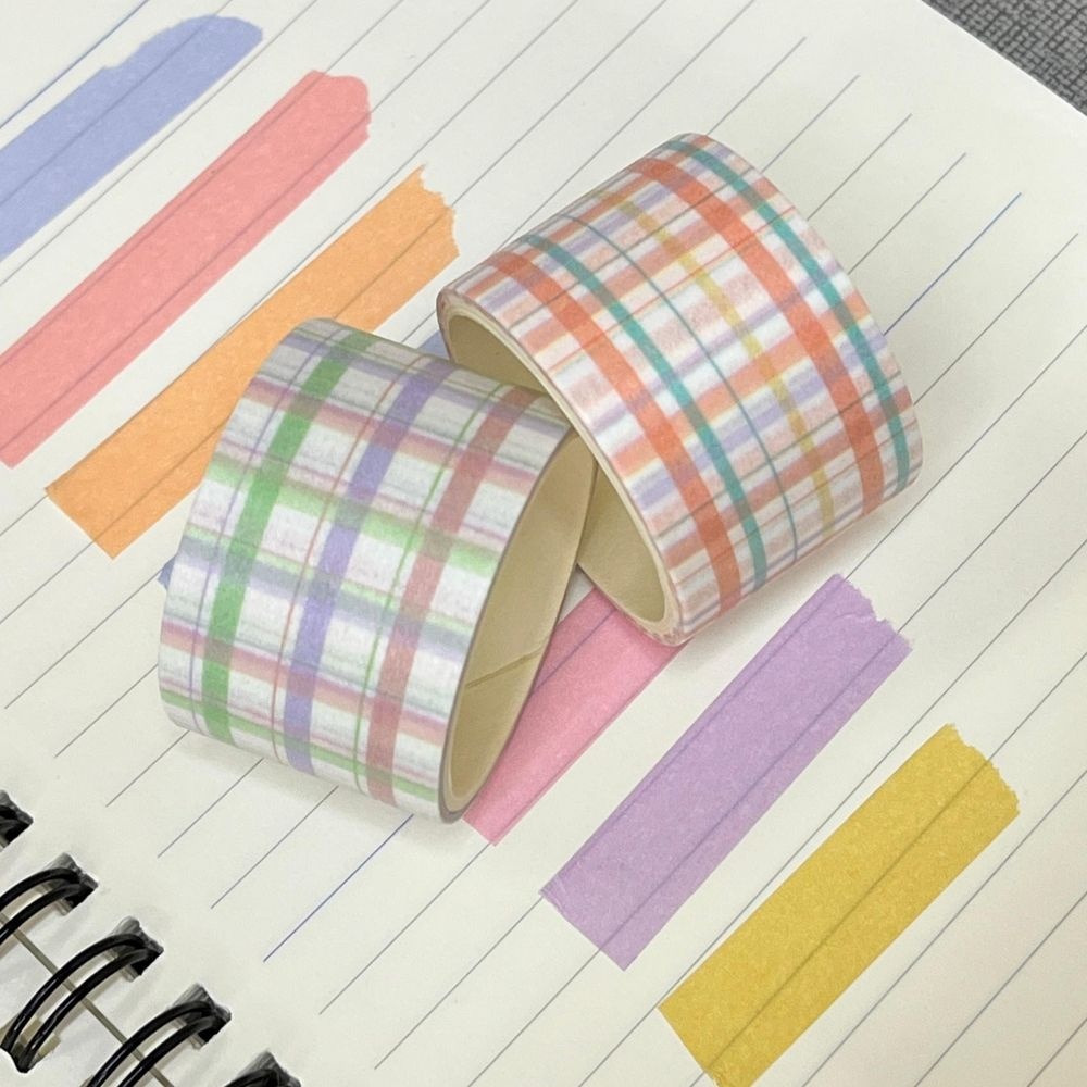 배관보수자재 야광밴드 반사선 인조가죽리페어 종이테이프 봄 세트 다꾸 폴꾸 파스텔 테이프