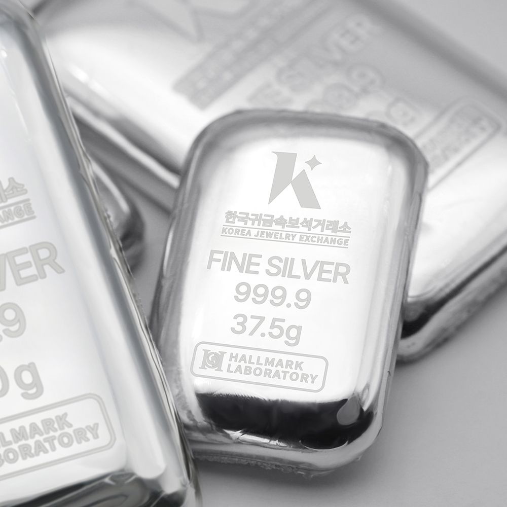 한국귀금속보석거래소  진공 실버바 999.9 37.5g