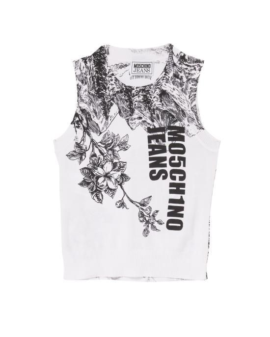 모스키노 25SS 모스키노 스웨터 251K10881 3200 1002 BIANCO MULTI