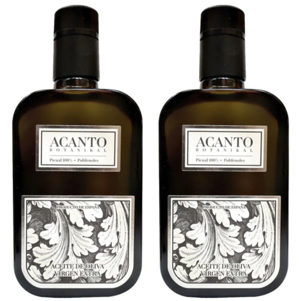 상품상세참조 [해외] ACANTO Botanikal 아칸토 보타니칼 피쿠알 엑스트라 버진 올리브 오일 500ml x 2개
