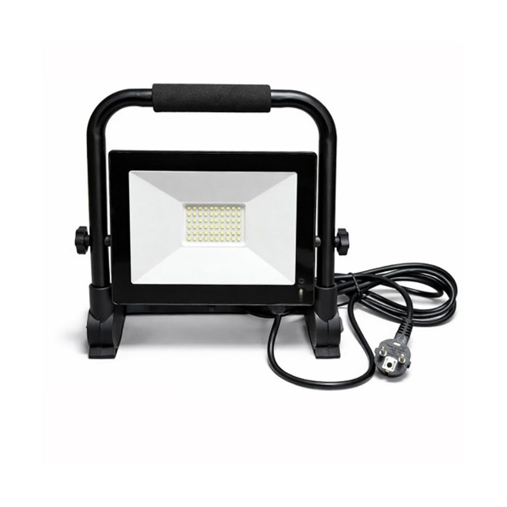 AC 220V 50W 6500K LED 투광기 캠핑랜턴 각도조절 작업등 휴대용 야외 조명 3M전선