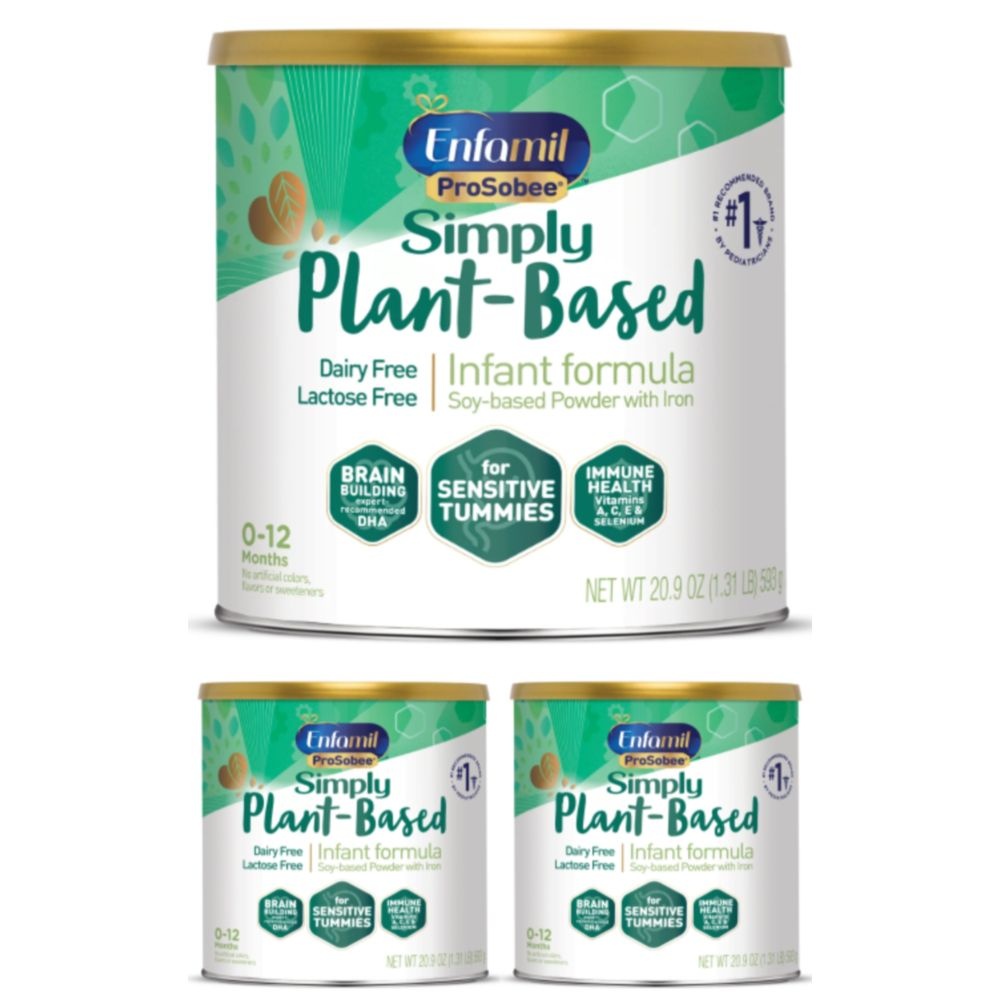 엔파밀 소이 분유 락토프리 식물성 ProSobee Plant Based 593g x 3개