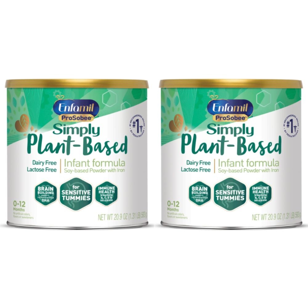 엔파밀 소이 분유 락토프리 식물성 ProSobee Plant Based 593g x 2개