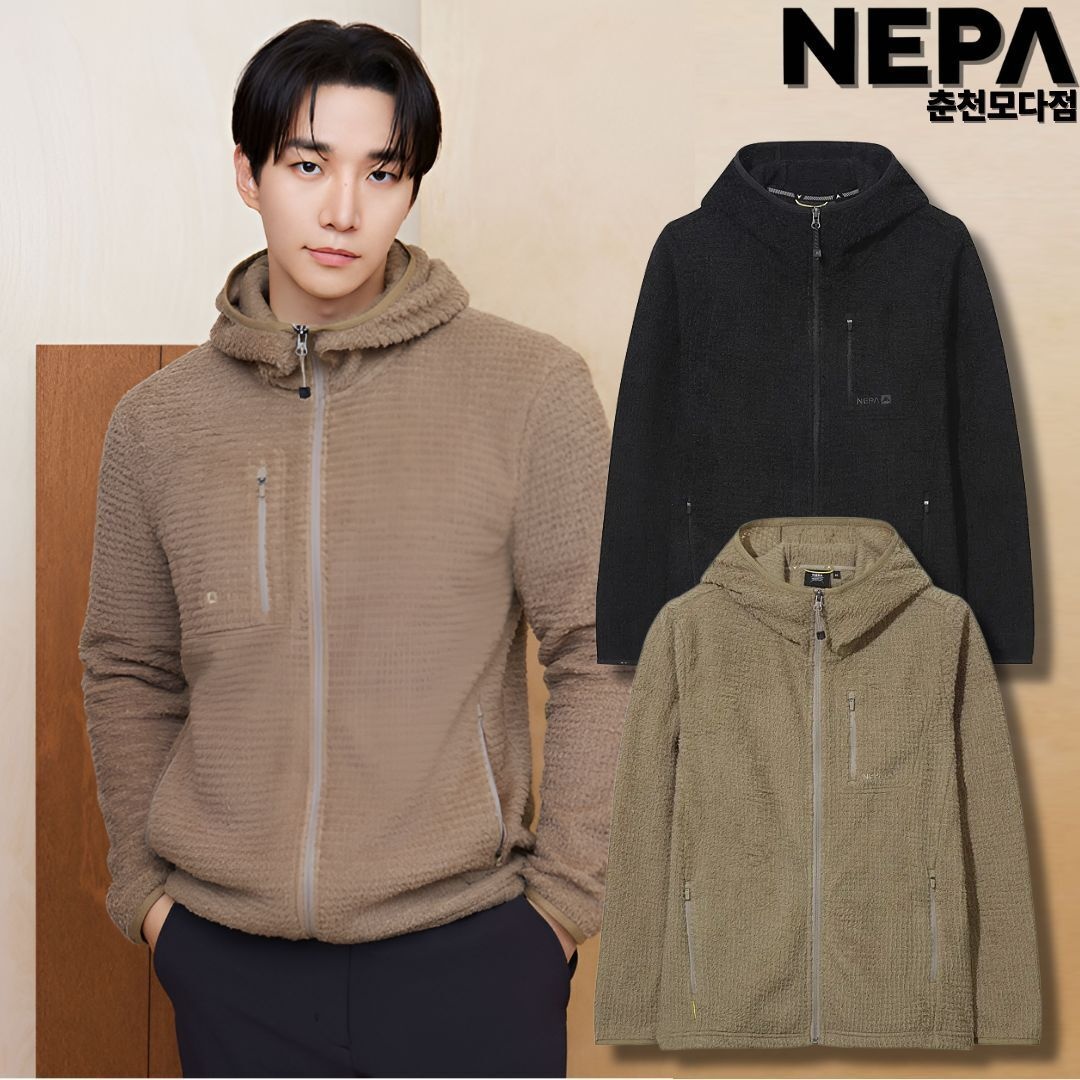 네파 공용 겨울 남성 후드집업 여성 후리스 집업 후드 폴라텍 등산 자켓 76104