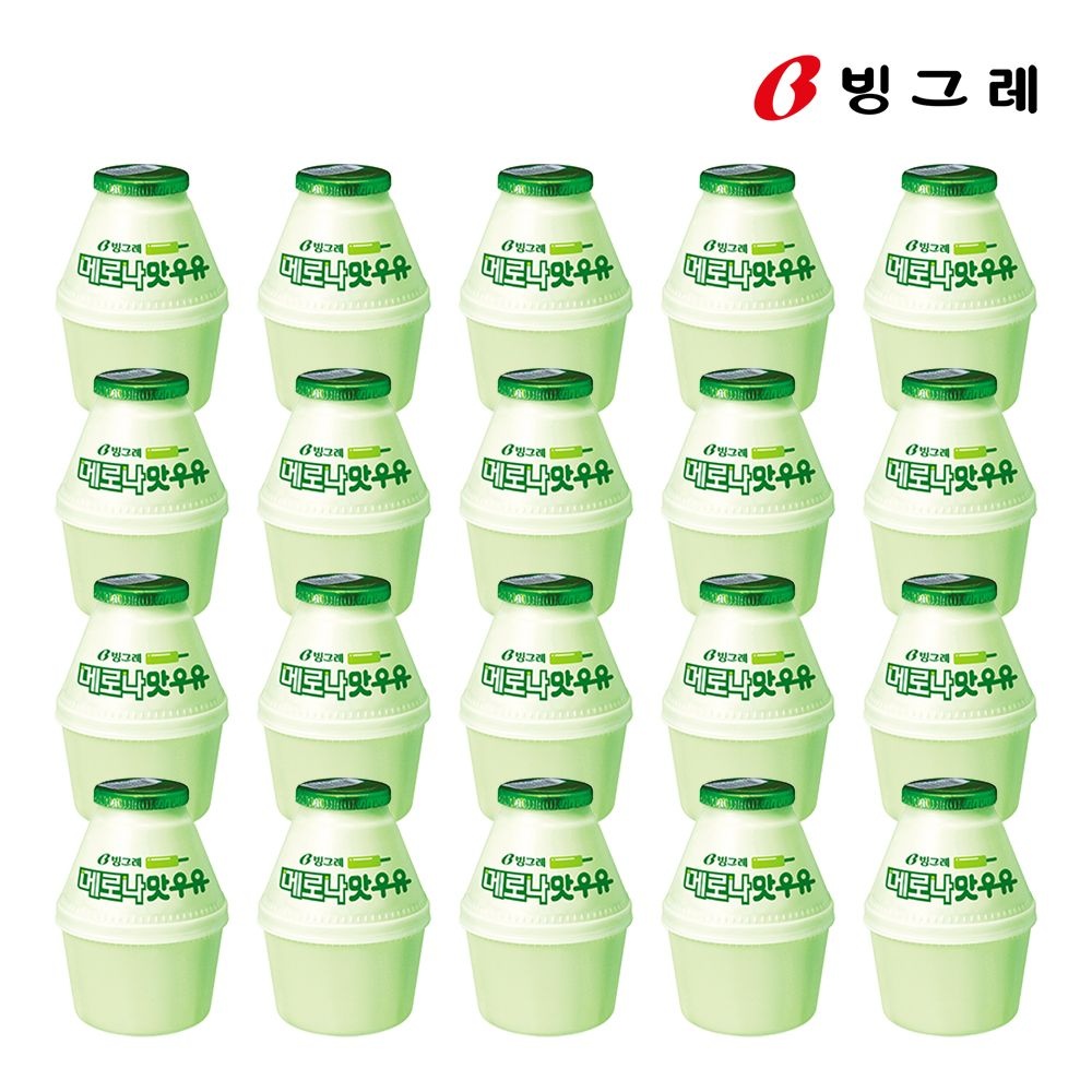 빙그레 빙그레 메로나맛우유 240ml 20개 (아이스박스포장)