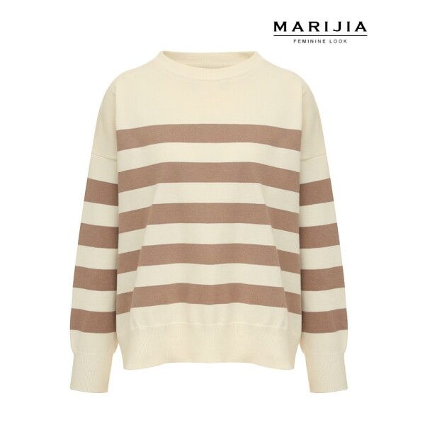 MARIJIA [기타 (패플)] [마리지아]프롤로그 스트라이프 니트 MKTB80011