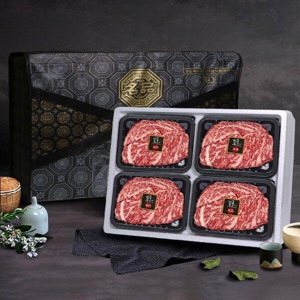 [아이원세븐] [수라원] 숙성한우 등심세트/300gx4팩/2등급