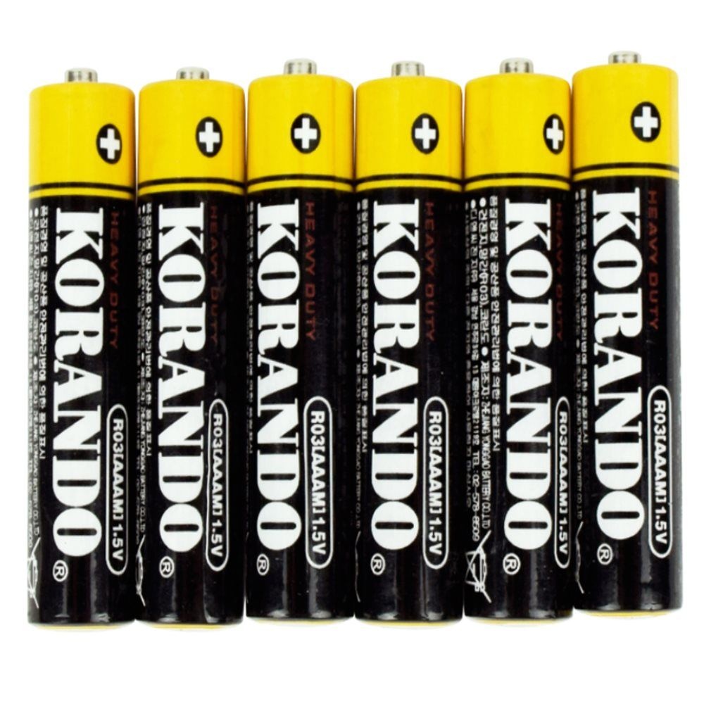 [최가상점] 코란도 AAA 6입 건전지AAA 리모콘건전지