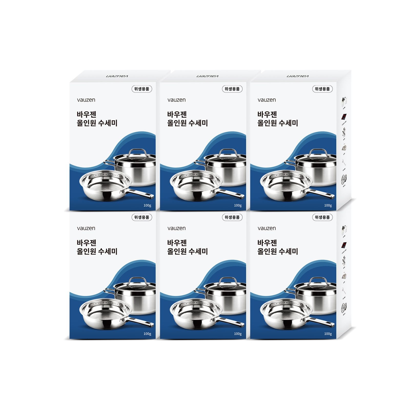 바우젠 (현대홈쇼핑) 바우젠 올인원 수세미 6팩