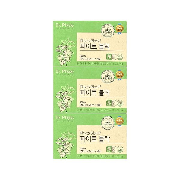닥터파이토 파이토블락 면역과민반응 삼백초추출물 10개입 3박스
