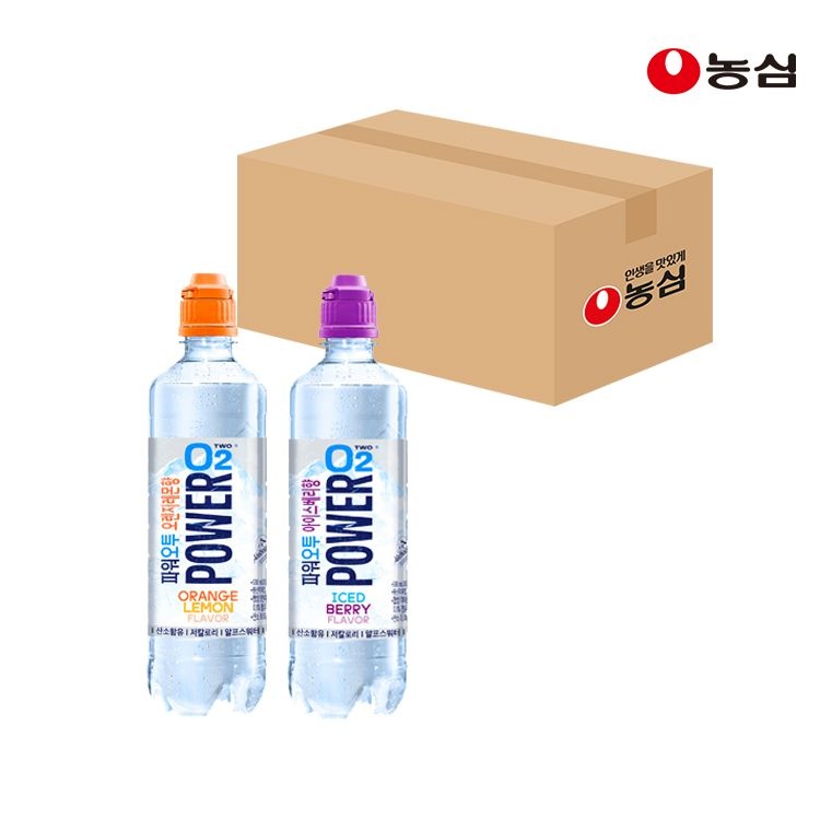 파워오투 파워오투 농심 오렌지레몬 500ml 6개 + 아이스베리