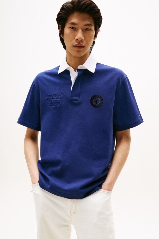 [롯데백화점] 타미힐피거 남성 클래식 럭비 티셔츠(T12F6TKT400MT1C7G)EB LE1219951619