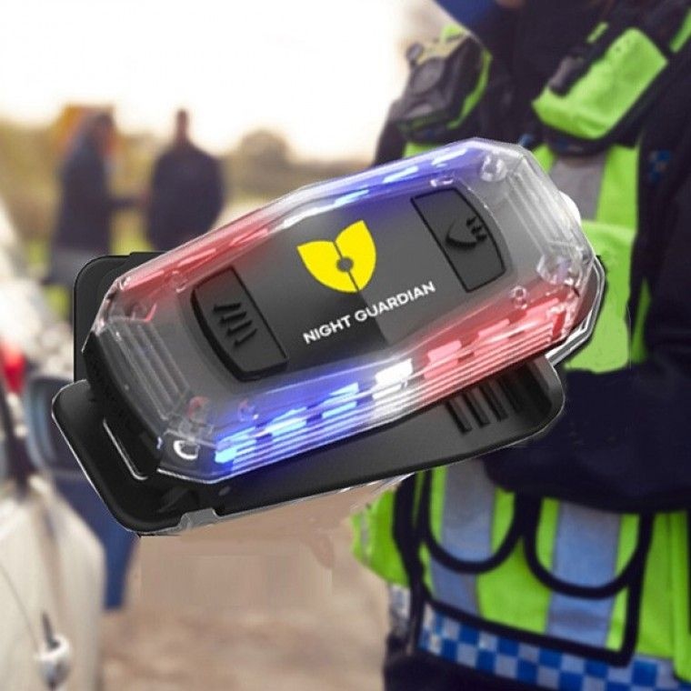 전자경호기 나이트가디언 L (거치대포함) 경광등 + 손전등 + 방수 경찰청 납품  소방관 교통경찰