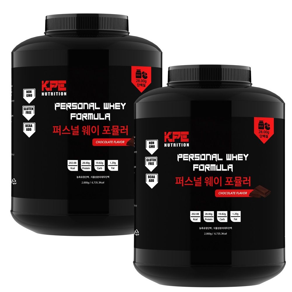 퍼스널웨이 2kg X 2 / 저렴한 가성비 헬스 단백질 보충제 프로틴 /무료배송/쉐이크통제공