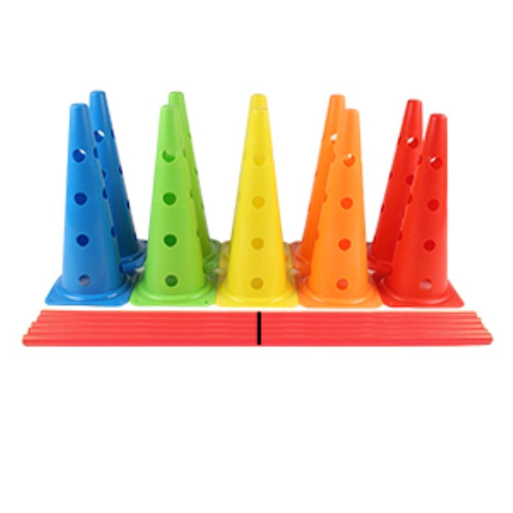 어린이체육 다목적 허들콘 칼라봉세트 채대입시 연수 훈련용품