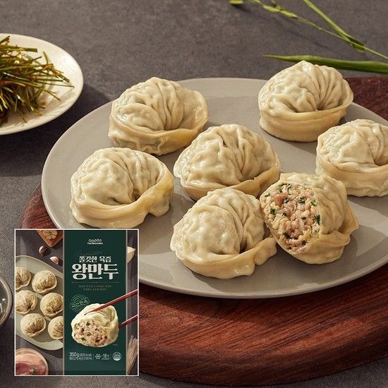 한만두 쫄깃한 육즙 왕만두 350g