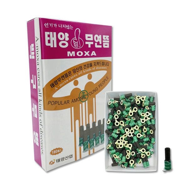 볼륨바이태양 태양 무연뜸 180개 1박스 (약) 쑥뜸 미니뜸 미니쑥뜸 무연쑥뜸 연기가 나지않는 무연미니뜸