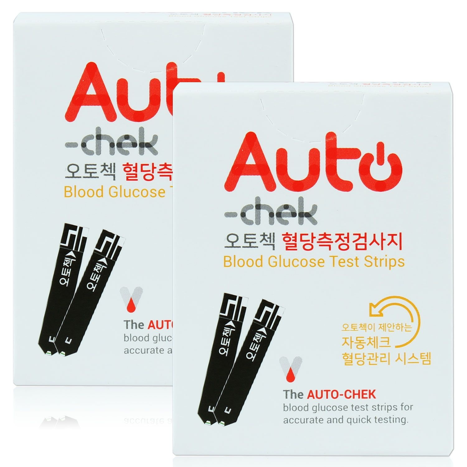 [오늘출발] 아이센스 오토첵 플러스 혈당측정지 2박스 100매 (2028년 05월) Autochek 시험지 검사지 스트립