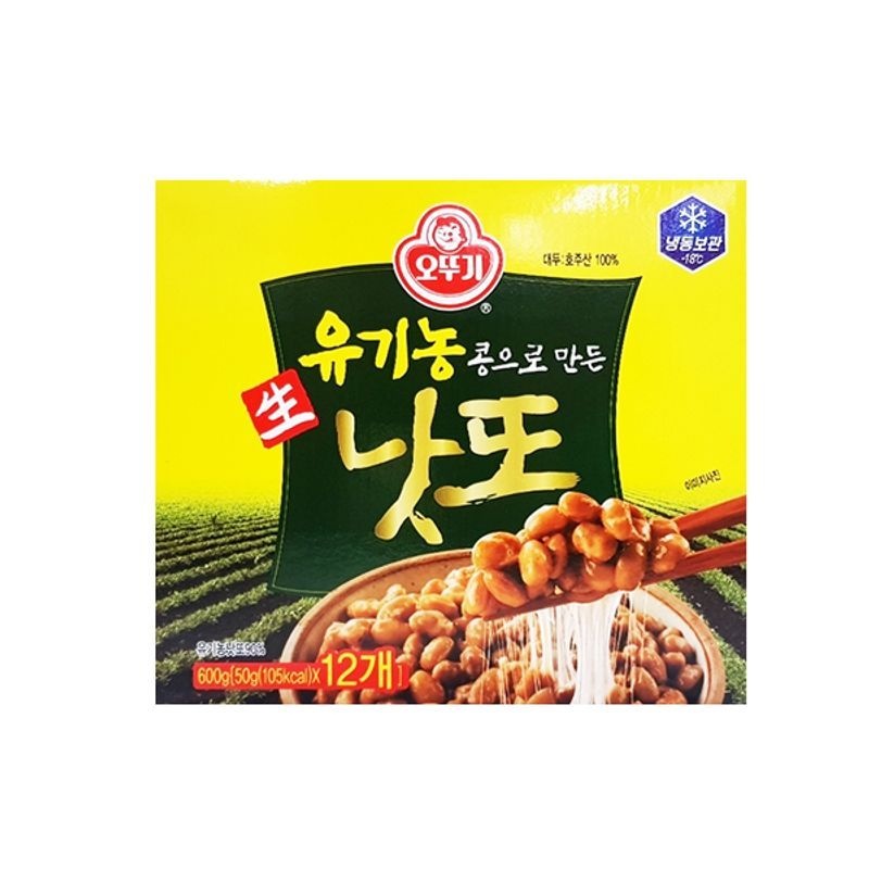 오뚜기 코스트코 오뚜기 유기농 낫또 50g x 12 총 600g 냉동