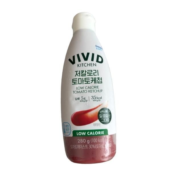 동원 비비드키친 저칼로리 토마토케첩 280g 식단 관리 샐러드 선물
