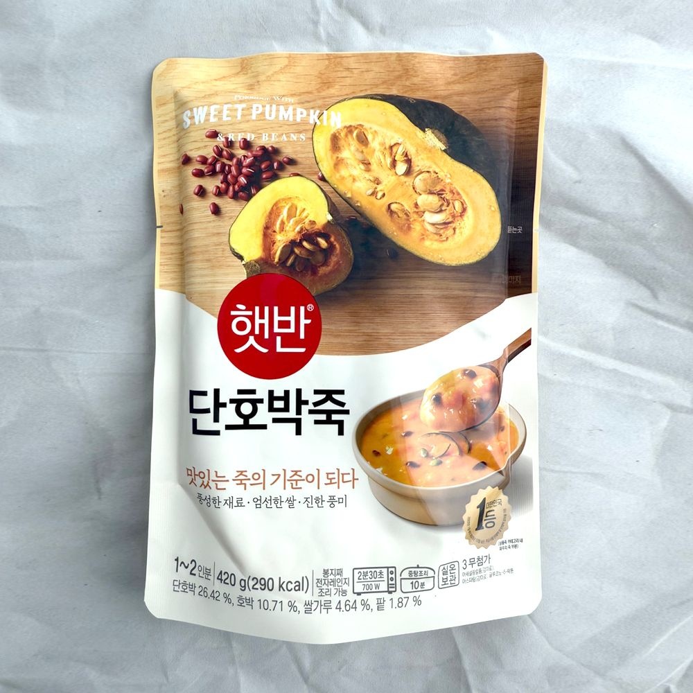 비비고죽 CJ 햇반 단호박죽 420g