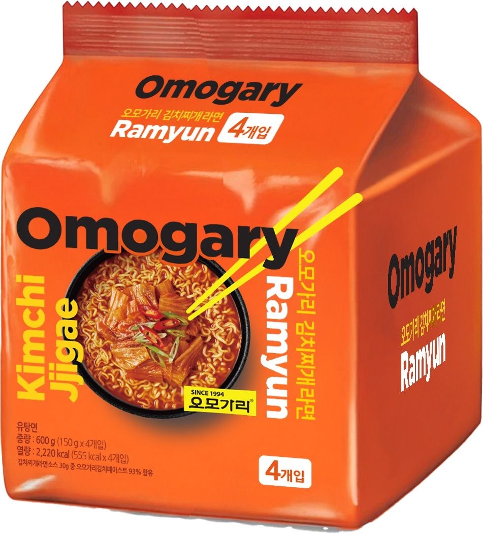 오모가리 김치찌개라면 (150G*4)