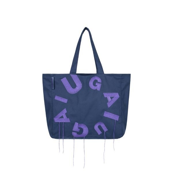 이우가마카라스 IUGAMAKARAS 숄더백 가방 에코백 [1월 22일 배송] IUGA 빅 Shopper Bag (네이비 )