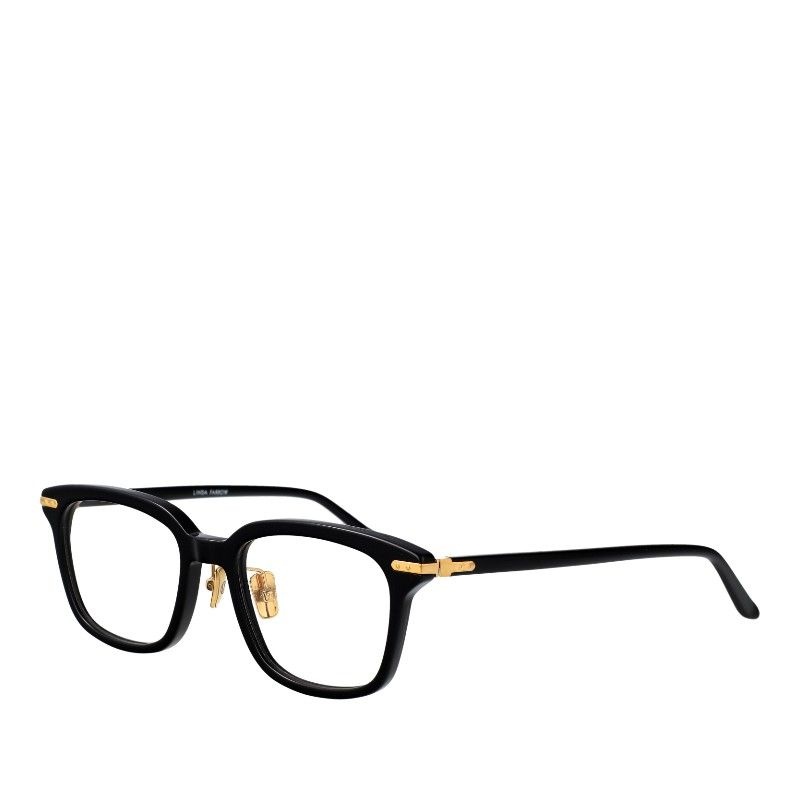 린다페로우 스퀘어 아세테이트 메탈 브리지 안경테 LF94AC1OPT C1