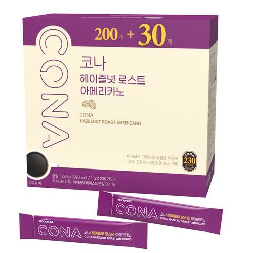 [오늘출발] 커피케이케이 [공식판매점] 코나 헤이즐넛 로스트 아메리카노 230T 블랙커피