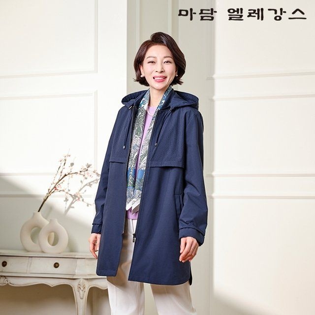 (가격인하/한정수량) 마담엘레강스 앨라 펀칭포인트 트렌치 1종