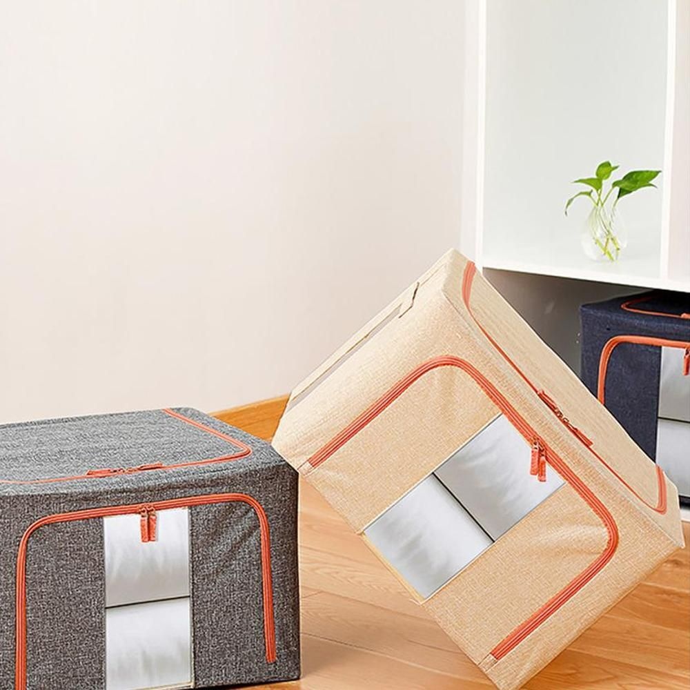 펀타스틱 패브릭 옷방 정리함 다용도 리빙박스 66L 100L 선택1개