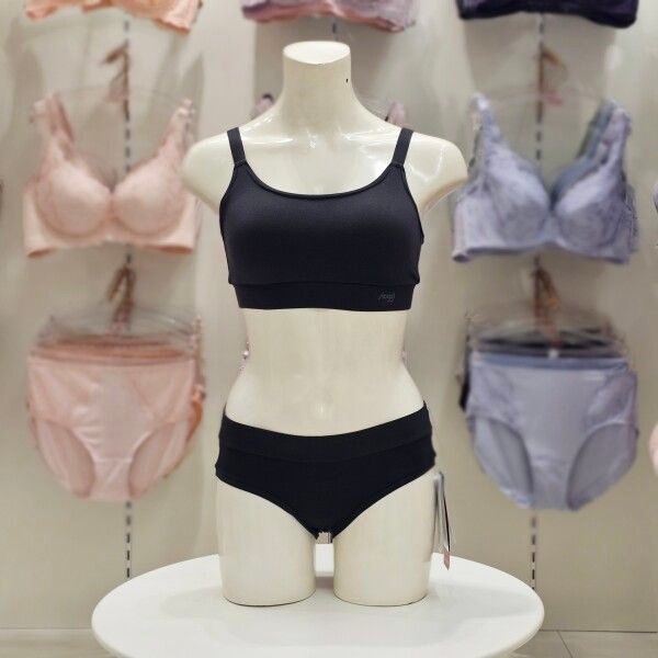 [Triumph] [AK수원점] [트라이엄프] 슬로기 고올라운드 노와이어 브라탑 미디팬티 세트 TB87A2126H 04