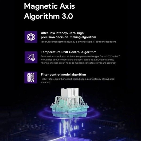 [해외] 마우스 키보드FURYCUBE M68HE 마그네틱 키보드 00RT 유선