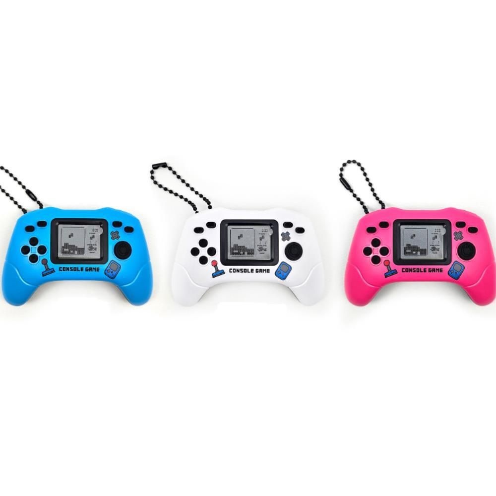 [토이세븐]조각맞추기 키링달린 작은 콘솔게임기2P 아빠어릴때 레트로