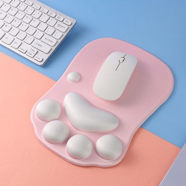 비오비 모찌 고양이 발바닥 손목쿠션 마우스패드 게이밍패드  WD1C4A3