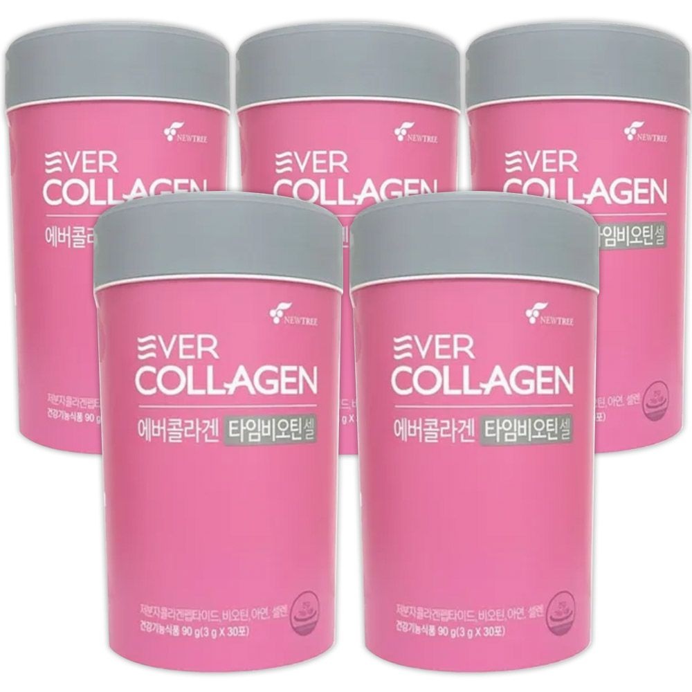 에버콜라겐 타임비오틴 셀 3g 30포 5개