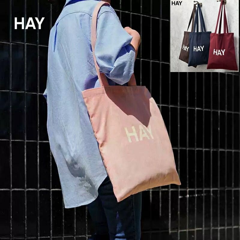 [해외] 【라쿠텐 1위】HAY 토트백【해외 정규품】즉시 배송【배송료 무료】최단 다음날 도착 가능 INS 인기 화제 신색 에
