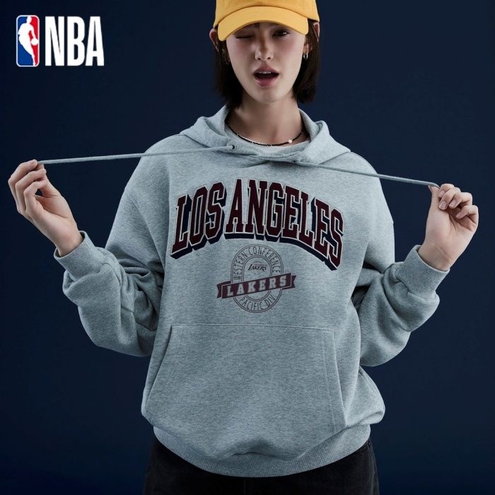 [롯데백화점] NBA 남녀공용 커플 후드 티셔츠 N253TH020P그레이 LE1220485850