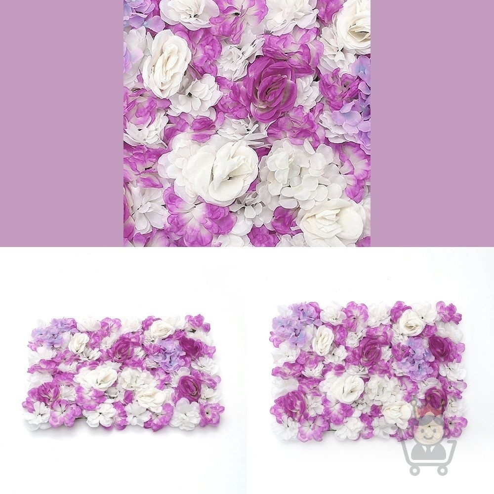 MBMARKET 마켓보스 조화 꽃벽 FL27 60X40CM 매장장식품 인조꽃 행사데코