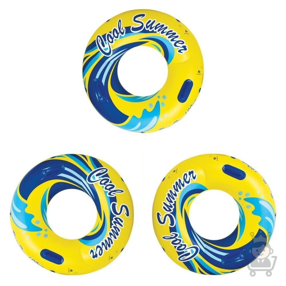 [MBMARKET][오늘출발] 마켓보스야 120CM 쿨 썸머 손잡이 튜브 블루 성인물놀이튜브 도넛튜브 수영장튜브