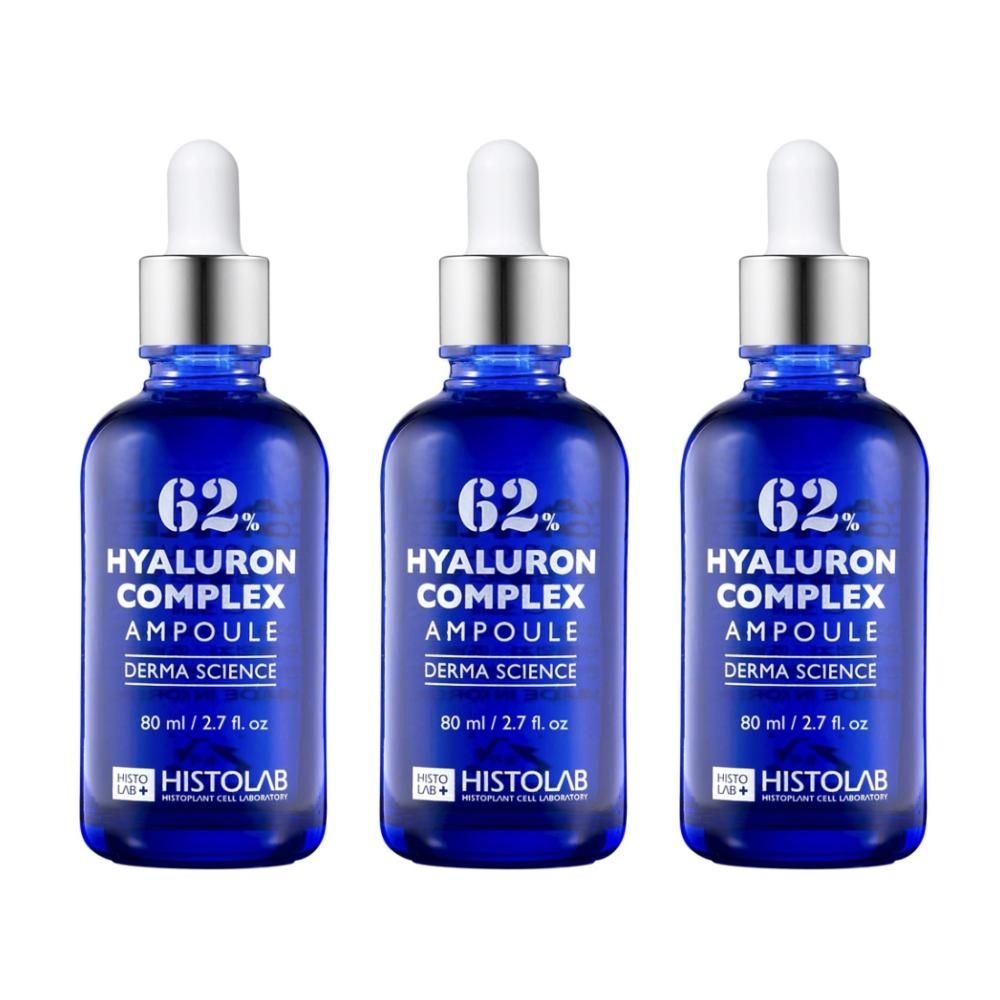 히스토랩 히알루론 컴플렉스 앰플 히스토리랩 62 80ml 3개 MJ