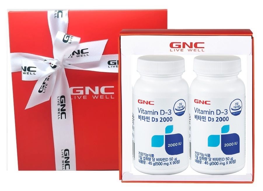 [롯데백화점] GNC [GNC]비타민D3 2000(500mgx90정x2개/6개월분)